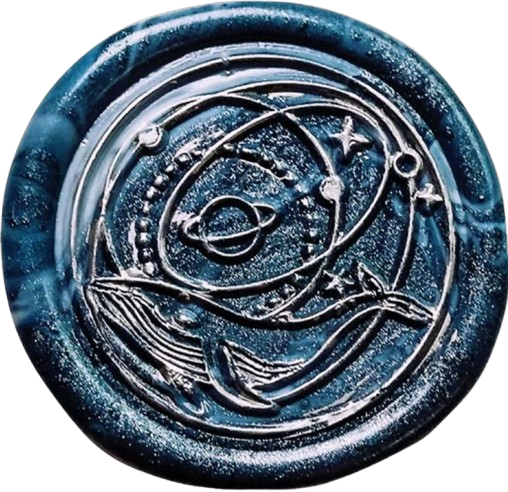 blue wax seal